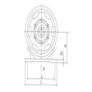 FD/DZF.FD-S/DZF-S底座外型及聯(lián)結(jié)尺寸